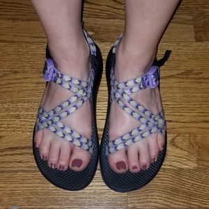 CHACO DOUBLE STRAPPED SANDALS